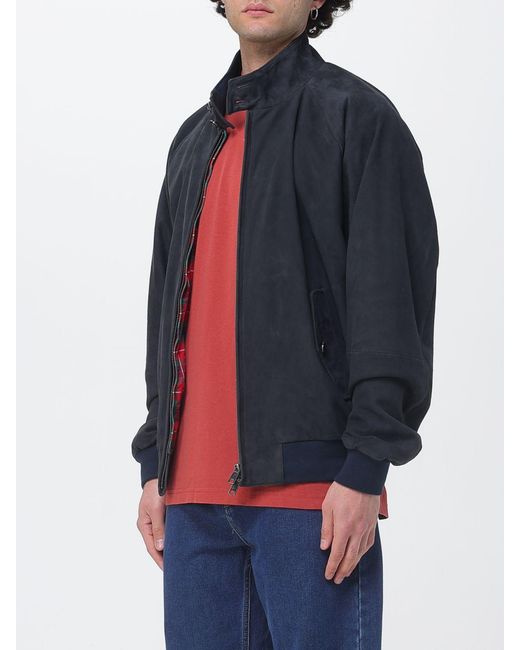Baracuta Blue Suede Jacket for men