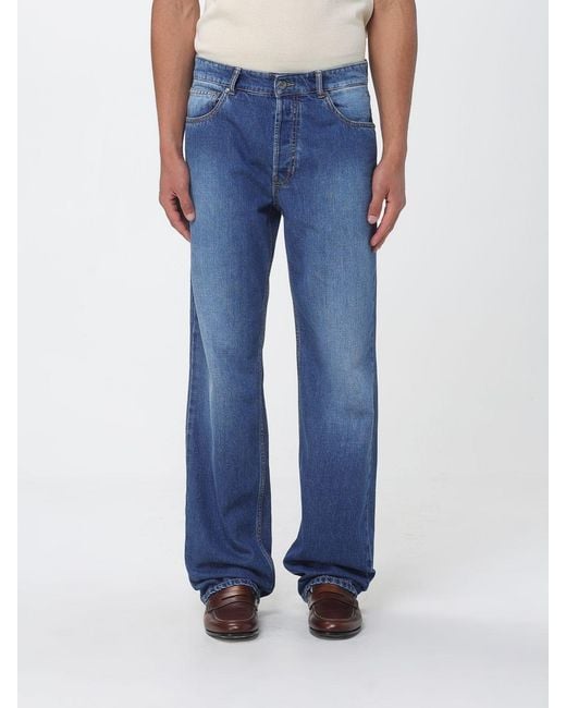 Just Cavalli Blue Denim Straight Jeans for men