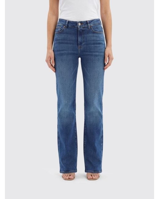 7 For All Mankind Blue 5 Pocket Jeans