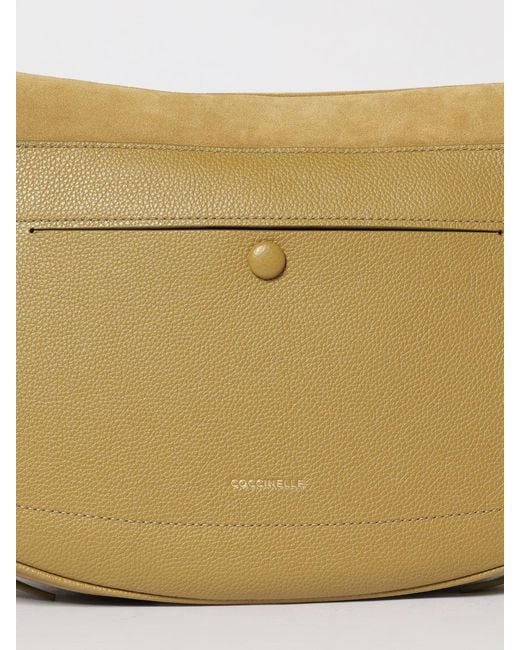 Coccinelle Metallic Mavery Large Suede Bag
