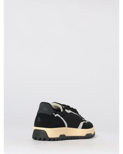 Autry White Wildpace Low Suede And Mesh Sneakers for men