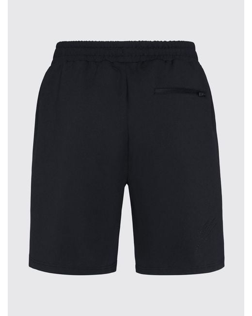 Philipp Plein Black Technical Stretch Fabric Jogging Shorts for men