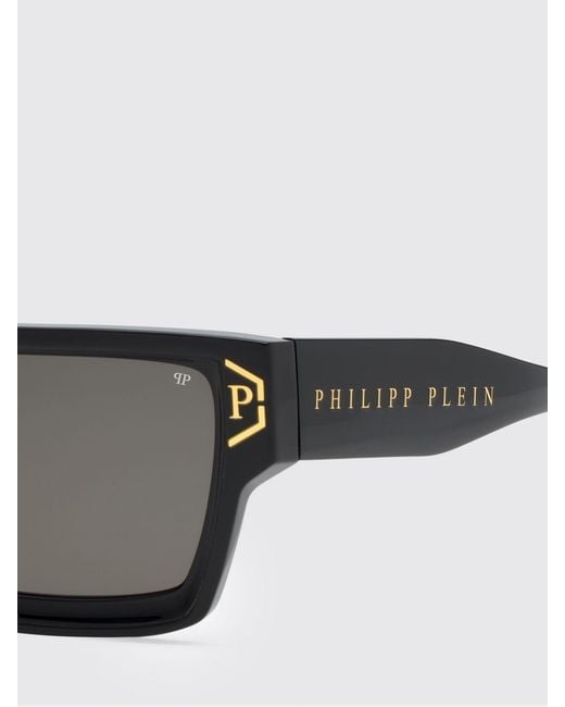 Philipp Plein Gray Sunglasses for men