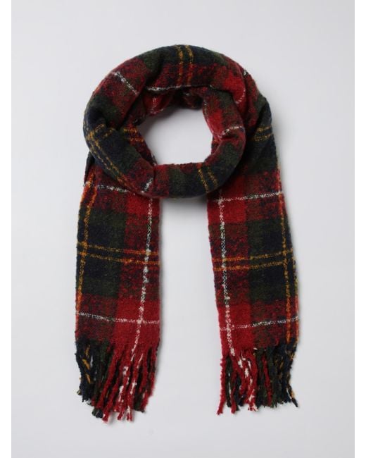 Set Cappello + Sciarpa di Barbour in Red