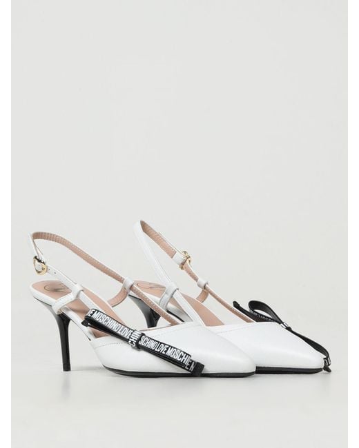 Love Moschino White Schuhe