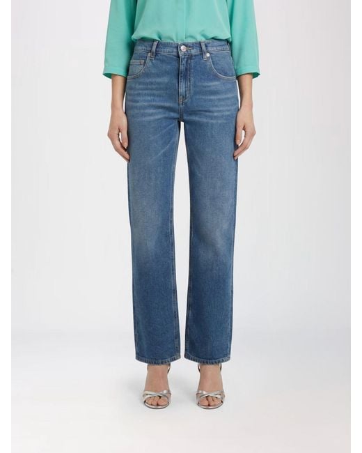 Blumarine Blue Straight Jeans