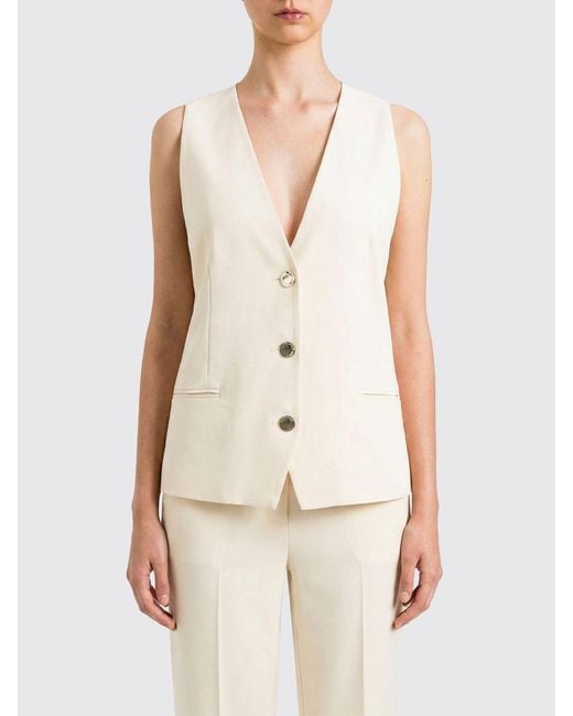 Twinset Natural Classic Viscose Vest