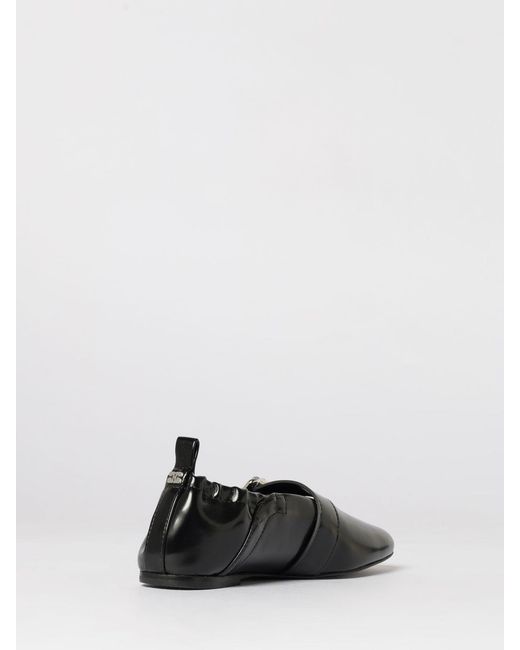 Ganni White Sue Ballerinas
