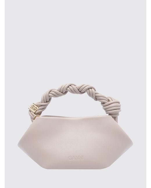 Ganni Natural Shoulder Bag
