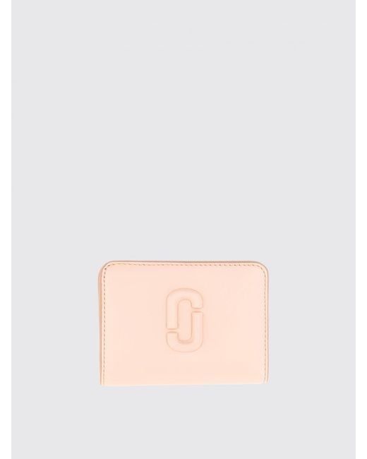Portafoglio Covered J di Marc Jacobs in Pink