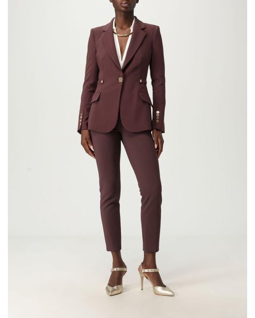 Elisabetta Franchi Red Blazer