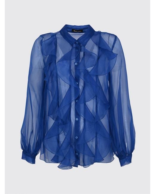 Hanita Blue Long-Sleeved Shirt