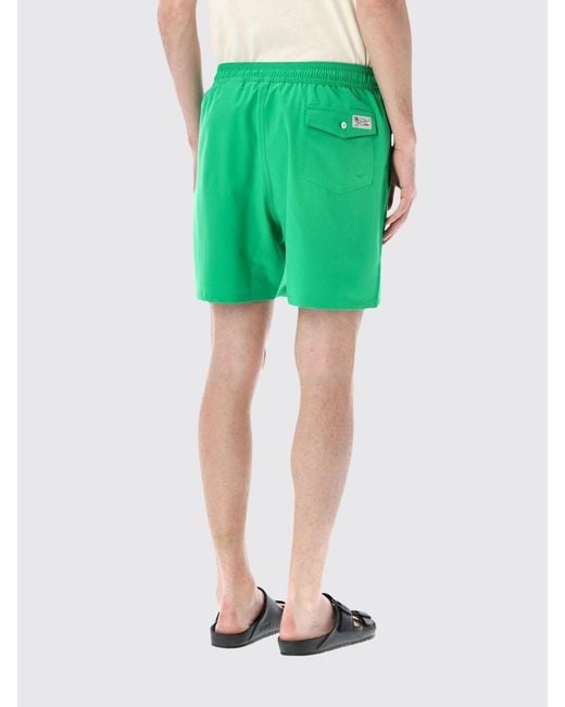 Polo Ralph Lauren Green Polyamide Swimsuit for men