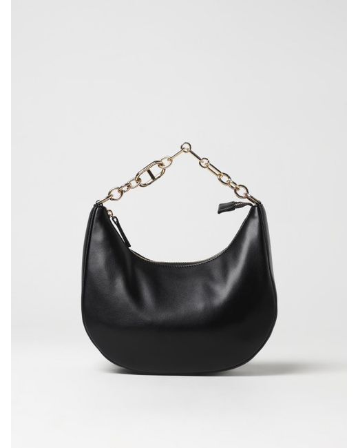 Borsa Croissant di Twinset in Black