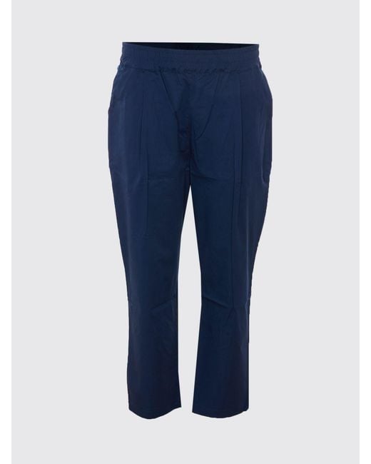 FAMILY FIRST Blue Stretch Cotton Jogging Trousers for men