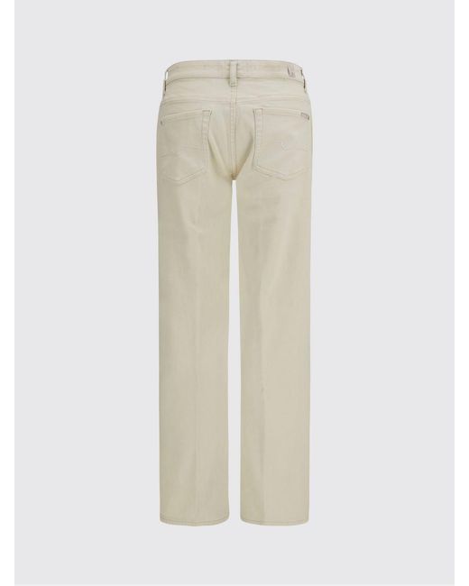 7 For All Mankind Natural Stretch-Cotton Denim Straight Jeans