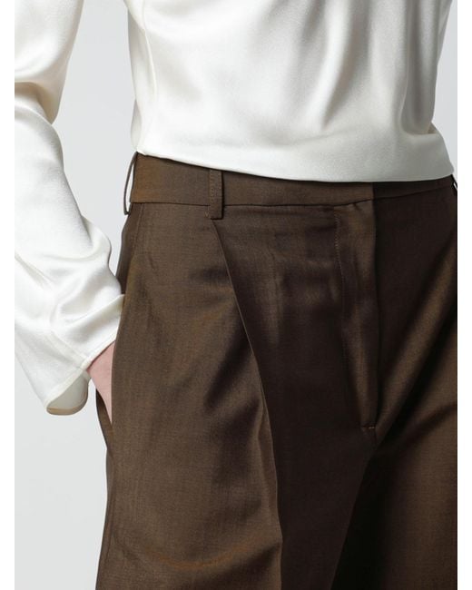 Rohe Brown Virgin Wool Trousers