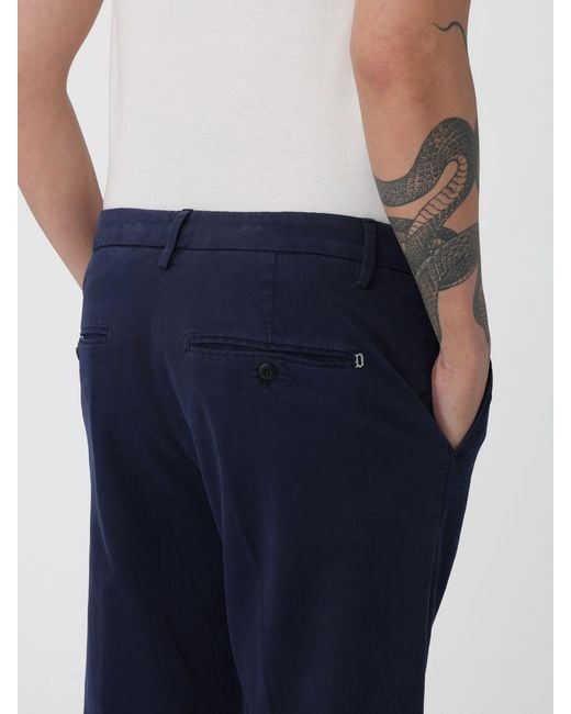 Dondup Blue Trousers for men