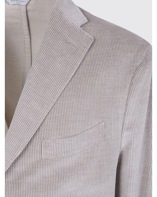 Boglioli Gray Jacket for men