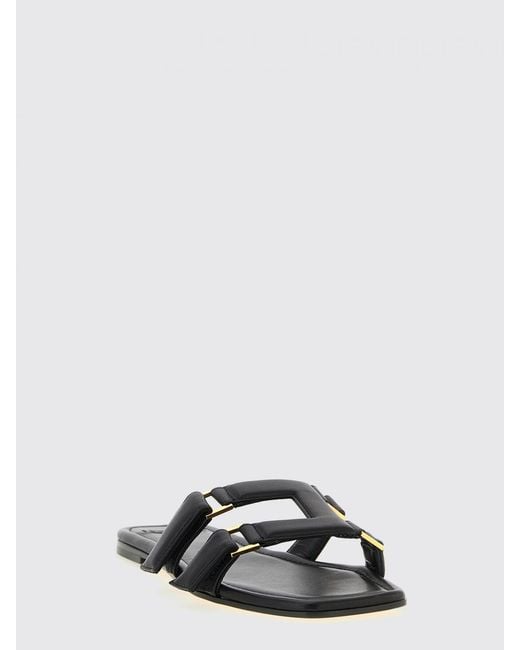Elisabetta Franchi White Leather Sandal