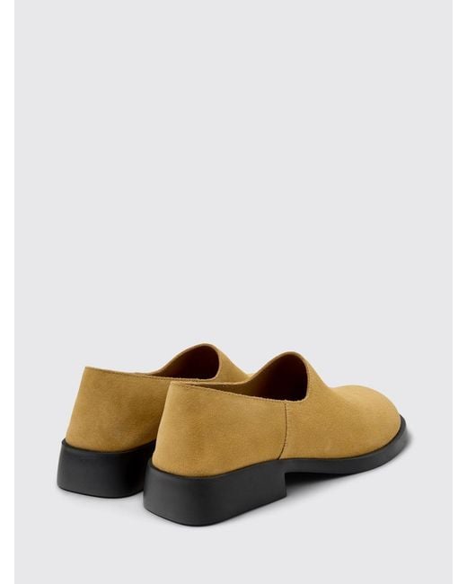 Camper White Suede Loafers