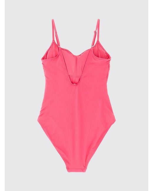 Polo Ralph Lauren Pink Recycled Stretch Nylon One-Piece Swimsuit