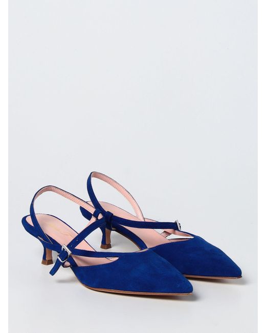 Anna F. High Heel Shoes in Indigo (Blue) | Lyst