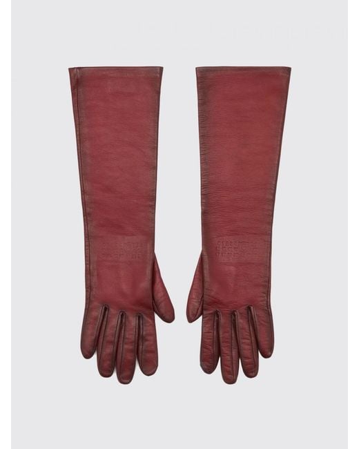 MM6 by Maison Margiela Red Gloves