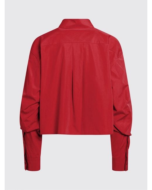 Loewe Red Cotton Poplin Shirt