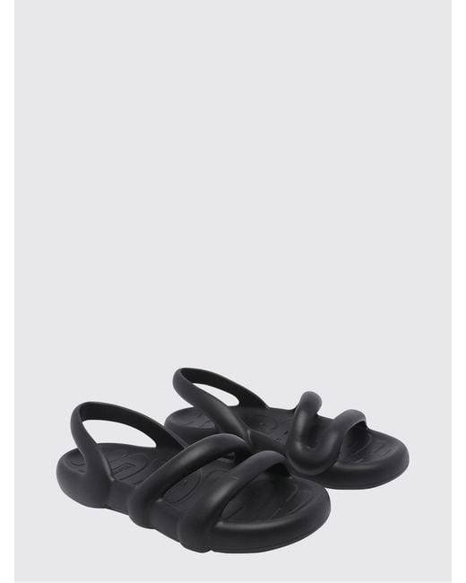 Camper Black Kobarah Low-Heel Slingback Sandals