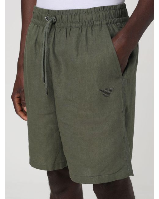 Pantalones cortos Emporio Armani de hombre de color Green