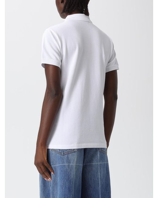 Maison Kitsuné White Maison Kitsun&Eacute Cotton Polo Shirt