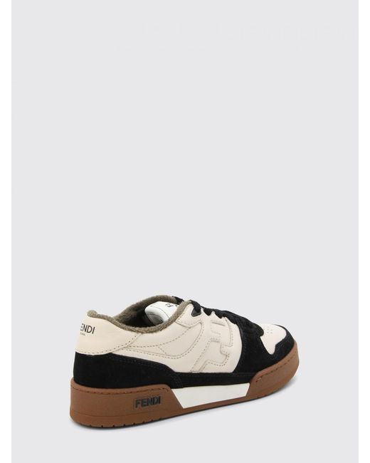 Fendi Black Match Leather Sneakers