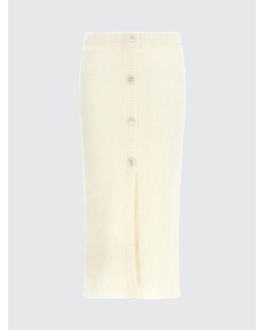 Alessandra Rich White Skirt