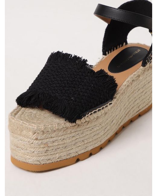 Stella McCartney Black 80Mm Gaia Espadrilles