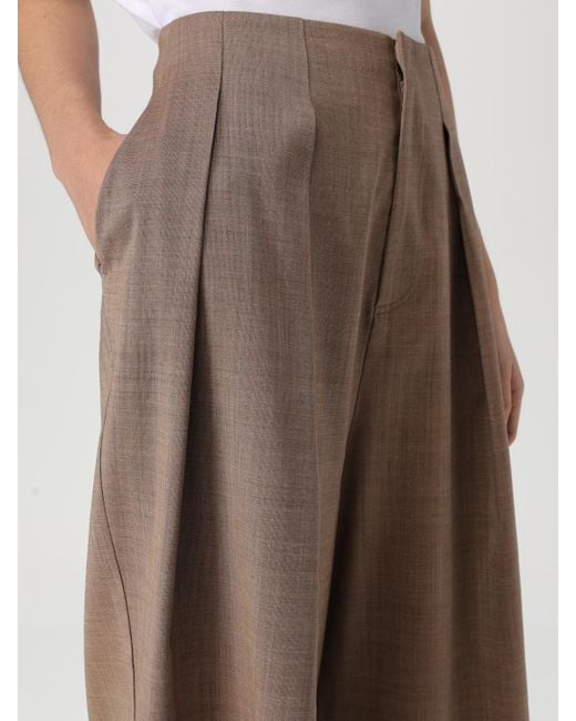 Philosophy Di Lorenzo Serafini Natural Pleated Pants