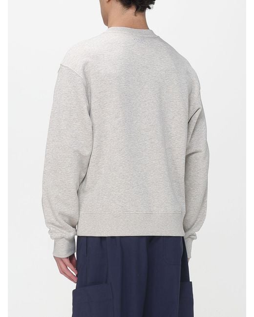 KENZO Gray Cotton Crew Neck Sweatshirt for men