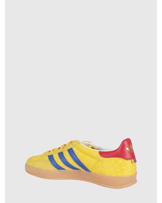 Adidas Originals Yellow Gazelle Indoor Suede Sneakers for men
