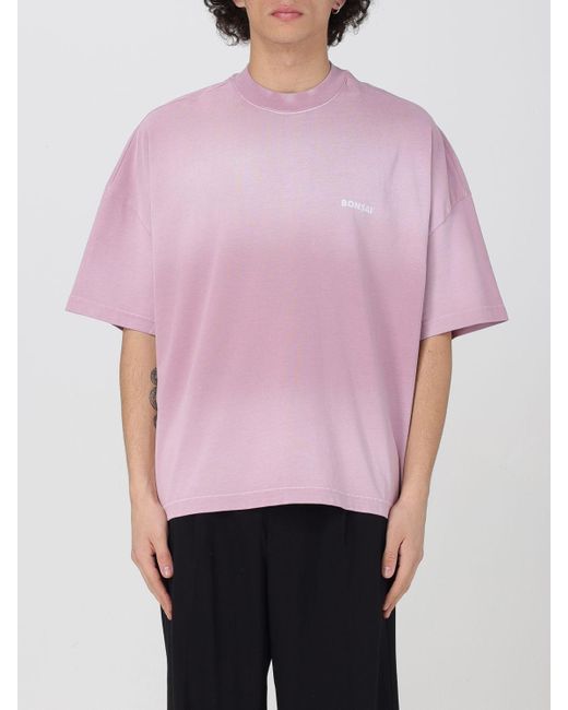 Bonsai T-Shirt Herren in Pink für Herren