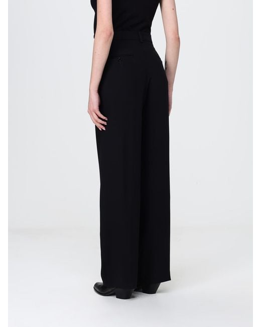 Isabel Marant Black Classic Silk Blend Trousers