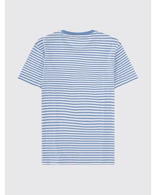 Polo Ralph Lauren Blue Striped Cotton T-Shirt for men