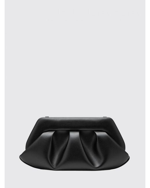 THEMOIRÈ Black Themoir&Egrave Bios Vegan Leather Clutch