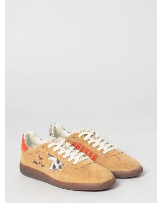 DSquared² Pink Rebel Suede Sneakers for men