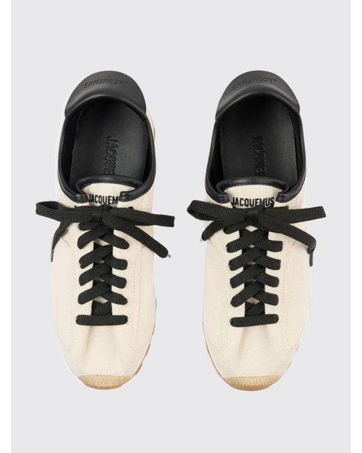 Jacquemus Natural Les Tennis Canvas Sneakers