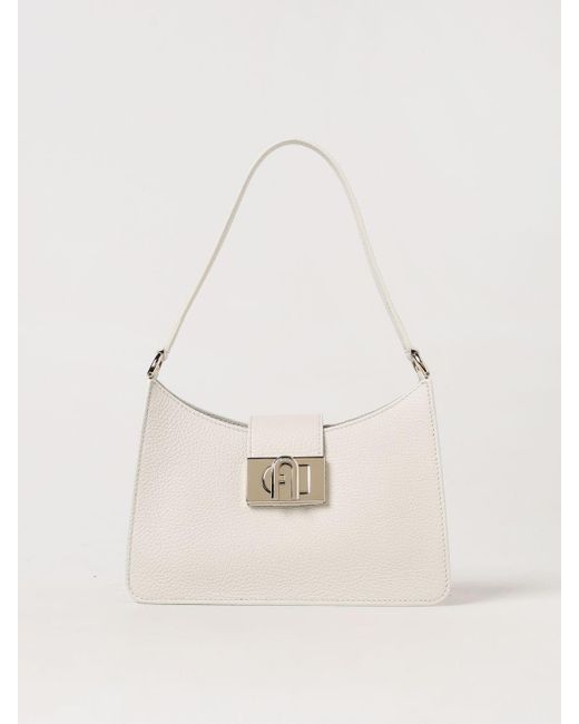 Furla Natural 1927 Bag In Grained Leather