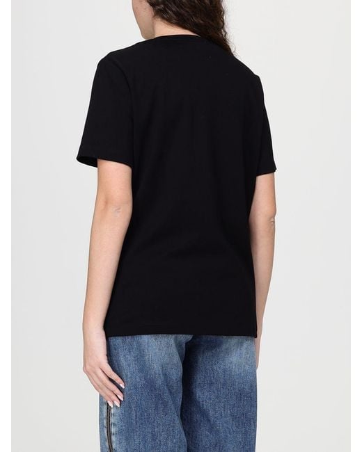 Elisabetta Franchi Black Cotton T-Shirt
