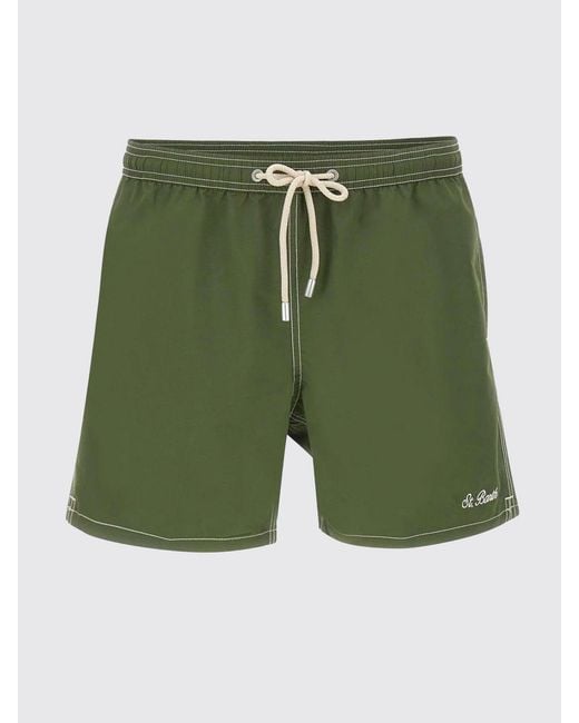 Mc2 Saint Barth Green Checked Swimsuit for men