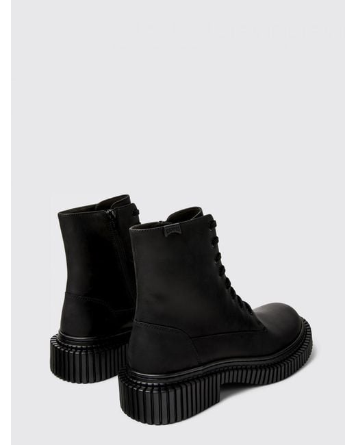 Camper Black Pix Berlin Ankle Boots for men