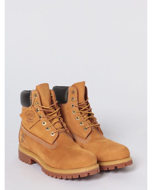 Timberland Brown Premium -Inch Waterproof Nubuck Ankle Boots for men
