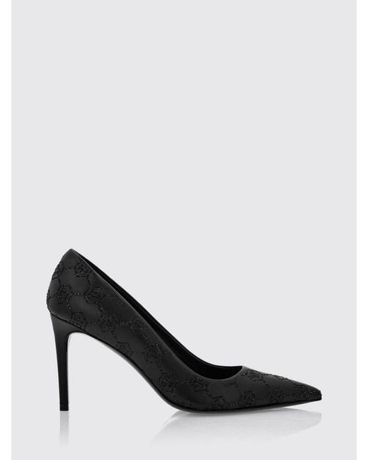 Philipp Plein Black Court Shoes
